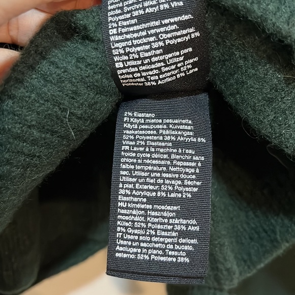 & Other Stories wrap cardigan in dark green - Picture 9 of 10